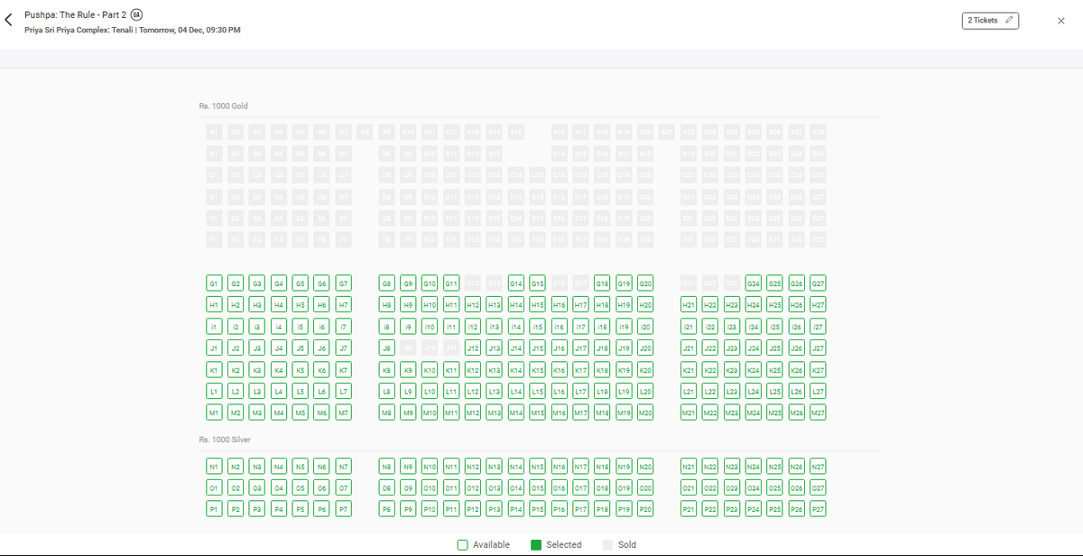 prabhasish143's tweet photo. Tenali Priya Sri Priya Complex, flat 1K price BMS lo 
DEC 4th 9:30 PM ki #Pushpa2TheRule #Allurjun https://t.co/mw4OzAUGSA