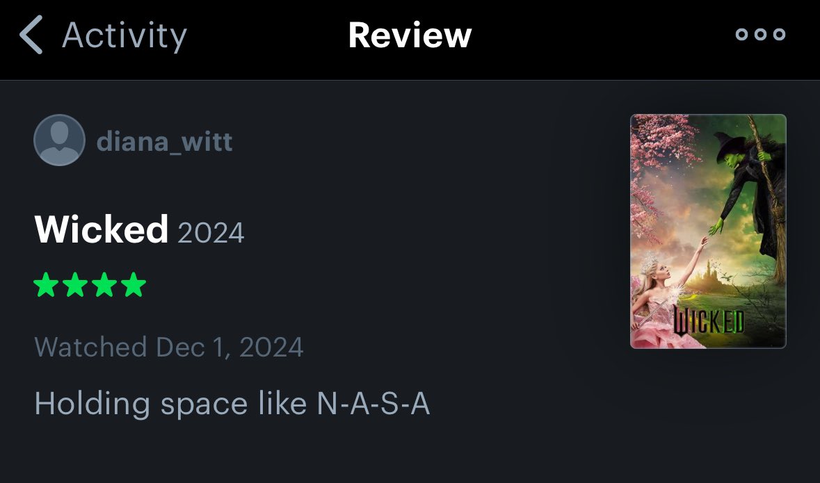 _dianawitt's tweet photo. Letterboxd saw it first https://t.co/2RghXMTCcm
