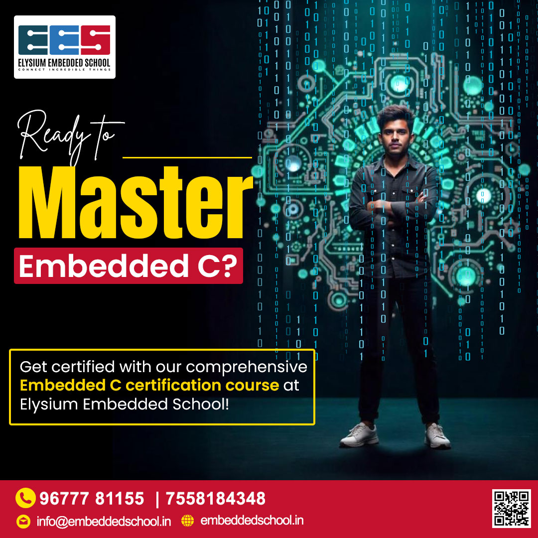 EmbeddedSchool's tweet image. 🚀 Master Embedded C Programming with Elysium Embedded School! 🔧💡
#EmbeddedC #ProgrammingSkills #ElysiumEmbeddedSchool #EmbeddedSystems #embedded #electronics #arduino #engineering #esp #embeddedsystems #diyelectronics #microcontroller #arduinoproject #technology #iot