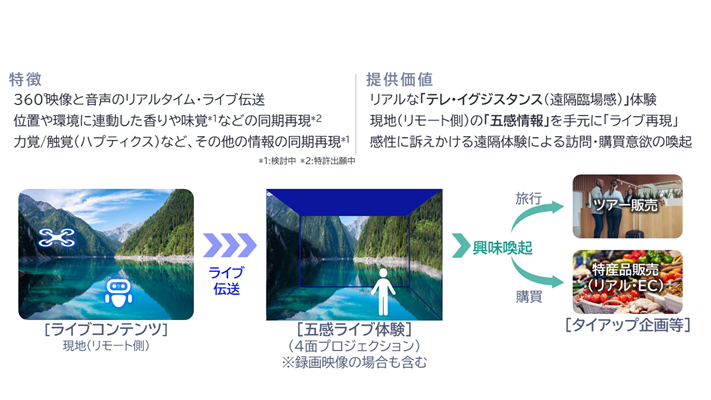 遠隔地をリアルに体感！没入型遠隔観光体験の実証実験を行います