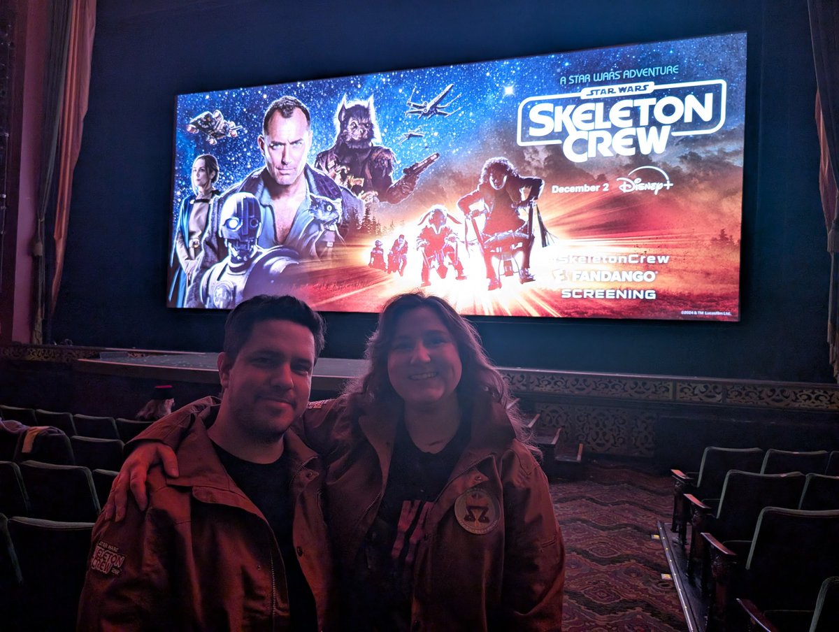 TomHowardFilm's tweet image. So many colleagues and friends at the Skeleton Crew screening event! A swashbuckling adventure awaits