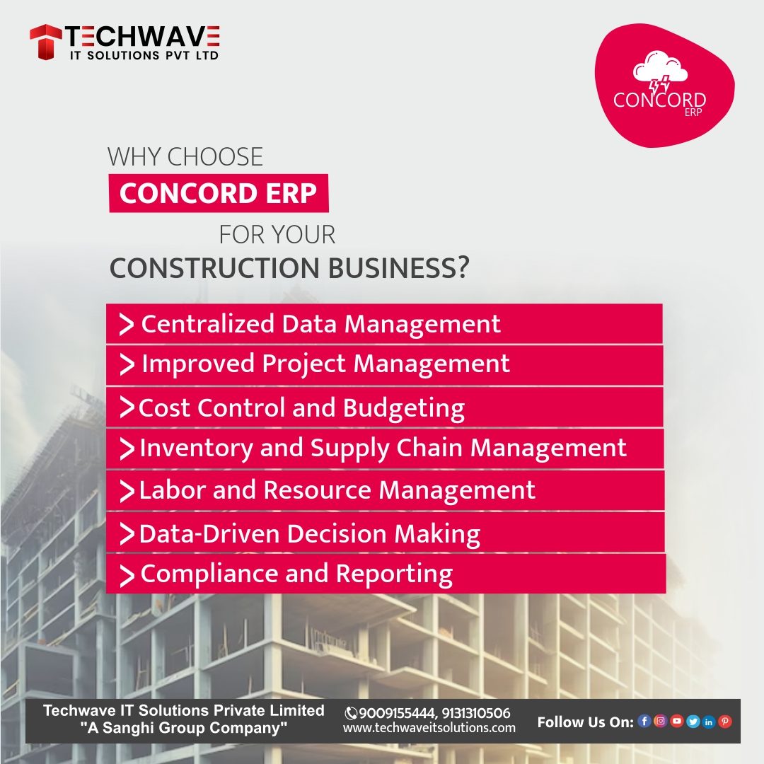 ShirishNamdev's tweet image. Streamline your construction projects with Concord ERP – the best ERP in India for better management, improved efficiency, and seamless collaboration
techwaveitsolutions.com/enquiry/
concorderp.com/contact-us/

.
.
.
#ConstructionManagement #SmartConstruction #TechForConstruction #India