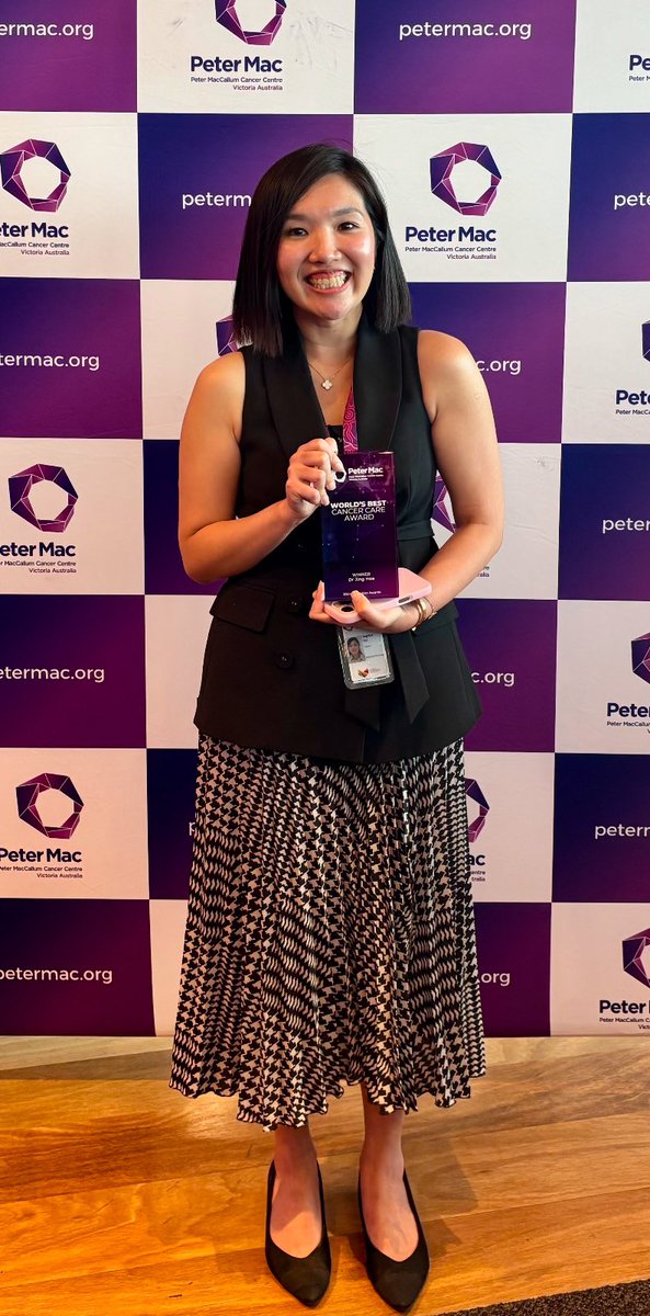 Ben Solomon (@bensolomon1) on Twitter photo Our super star fellow Jing Hoe is the winner of the Individual award for World’s Best Cancer Care at the 2024 <a href="/PeterMacCC/">Peter Mac Cancer Centre</a> Awards!!! Well deserved and won’t be a surprise to our lung cancer patients! Well done Jing!!! 👏🏽👏🏽#LCSM Our super star fellow Jing Hoe is the winner of the Individual award for World’s Best Cancer Care at the 2024 <a href="/PeterMacCC/">Peter Mac Cancer Centre</a> Awards!!! Well deserved and won’t be a surprise to our lung cancer patients! Well done Jing!!! 👏🏽👏🏽#LCSM