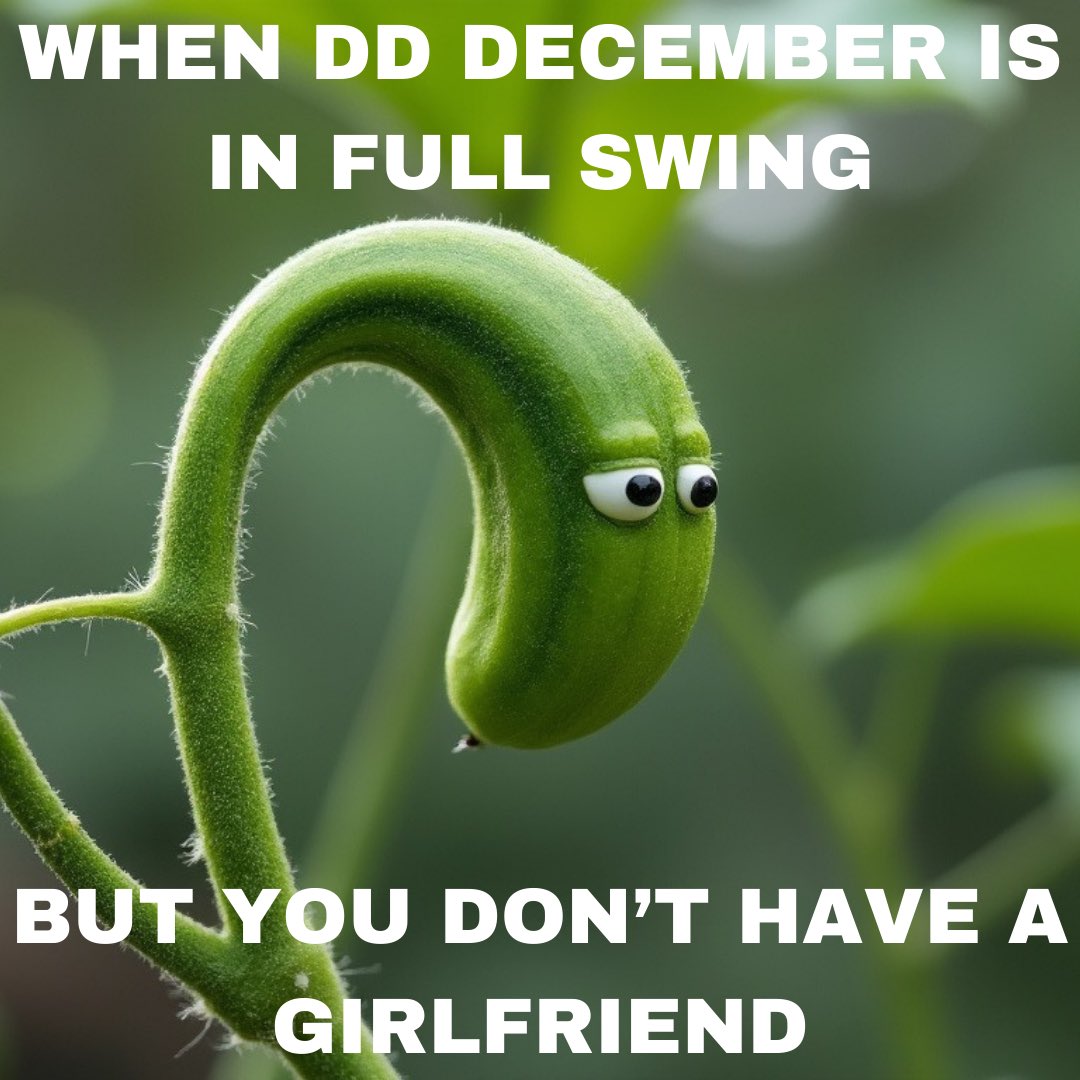 LastStrokeDDD's tweet photo. GM, Legends! Those flying solo, I guess it’s just you and your cucumbers for now. 🥒🥒

#DDSTROKER https://t.co/tHW7ptiaLJ