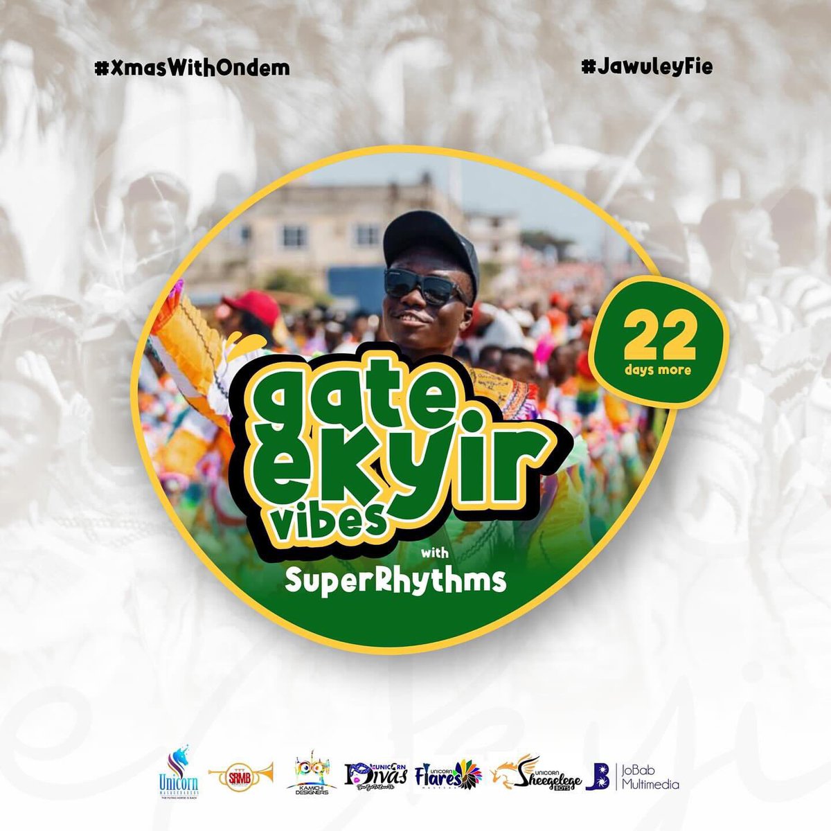 UnicornOndem's tweet photo. 🦄 | OnDem
22 more days to hit the Streets with our Vibes 💯
#SuperDem 🎺
#gateekyirvibes🤕🫡
#jawuleyfie🕺🏽💃🏽🔥
#Ondem 🔥🔥🔥
#Sheldon #Kalyjay #OkoeBoye #SpecialVoting https://t.co/cVnUIm1n2F