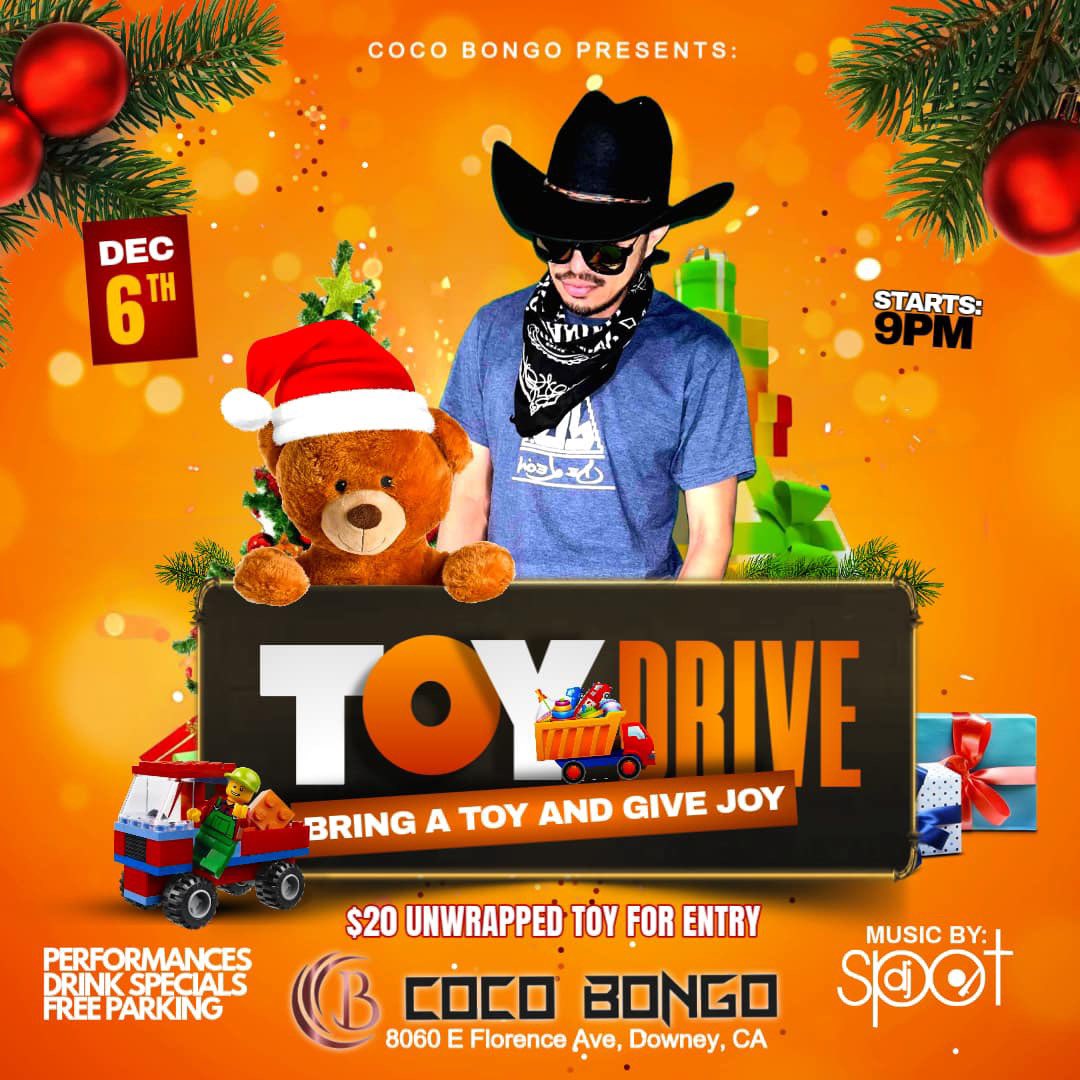 _djspot's tweet photo. THIS FRIDAY!..Join me in #Downey inside #CocoBongo…
.
#toydrive #MerryChristmas #Christmas2024 #Toys #Fun #Ornaments #CompanyChristmasParty #CompanyParty #DowneyParty #PartyInDowney #ClubInDowney #HotSpot #ChristmasParade #HotChocolate #HotCocoa #Grinch #Elf #HomeAlone #Xmas24 https://t.co/OyEdZGS9kI