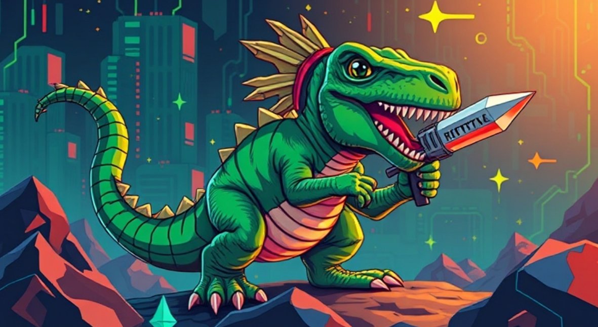 DinorunOnSol's tweet photo. Dino prepares to battle it out on the Solana Network.
$Dino combines Memes with Games & supported by a HUGE community.
#GAMEFY #Solana #DINO #PUMPFUN https://t.co/y04ZrB0Sku