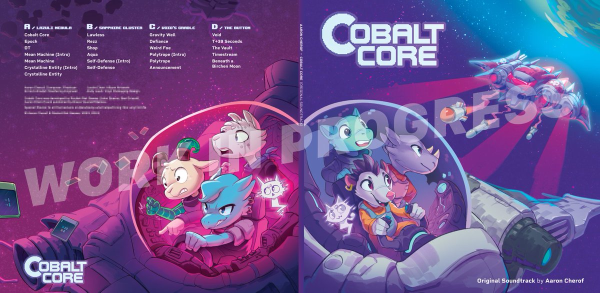 5 days left to get Cobalt Core on vinyl!

Here's a sneak peek at the vinyl packaging! If you haven't backed yet, it's your final week to get in on the action 🧋👀
cherof.bandcamp.com/campaign/cobal…