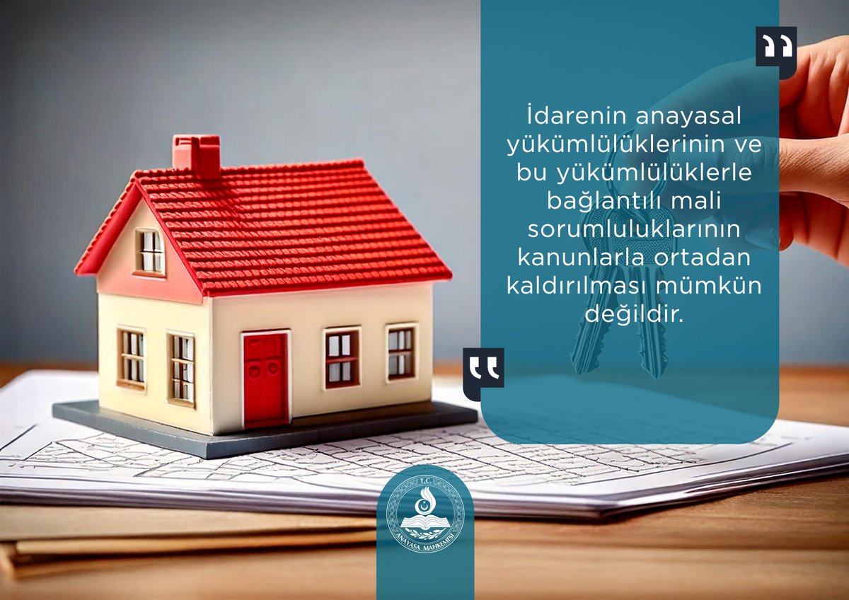 Yapı Kayıt Belgesiyle Kayıt Altına Alınan Yapının Depreme Dayanaklılığı Hususunun Malikin Sorumluluğunda Olmasını Öngören Kuralın Anayasa’ya Aykırı Olduğu
anayasa.gov.tr/tr/haberler/no…