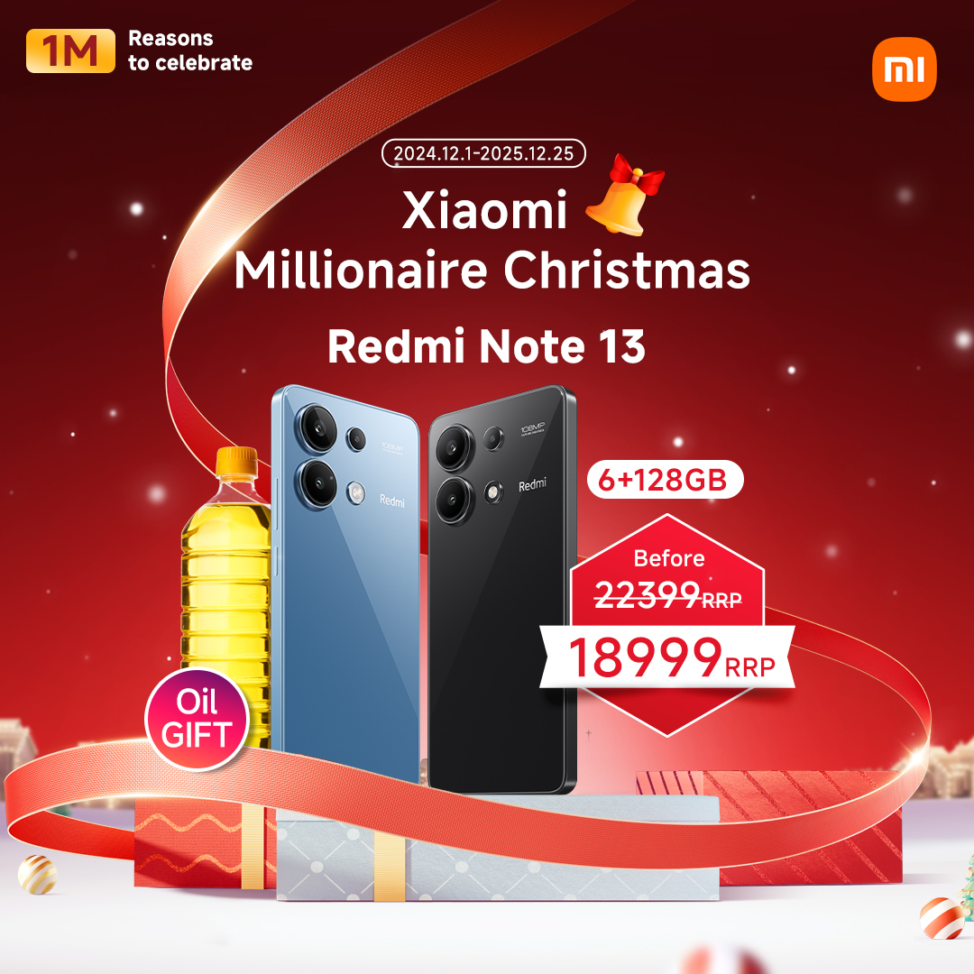Xiaomi_Kenya's tweet image. Buying your favourite #RedmiNote13 smartphone on a massive discount, could win you massive prize including KES 1M cash...
You can also win a FREE Redmi Note 13 Pro+ 5G or Redmi Buds 6.
All you have to do is shop this deal on #RedmiNote13 from any of our participating stores…