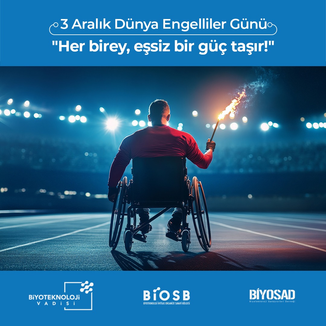 biyosad's tweet photo. Her birey, eşsiz bir güç taşır!
Engelleri birlikte aşalım, farklılıklarımızla güçlenelim.

Every individual carries a unique strength!
Let’s overcome barriers together and grow stronger through our differences. 

#DünyaEngellilerGünü #Biyoteknolojivadisi #BİOSB #BİYOSAD https://t.co/wVTlIqM38L