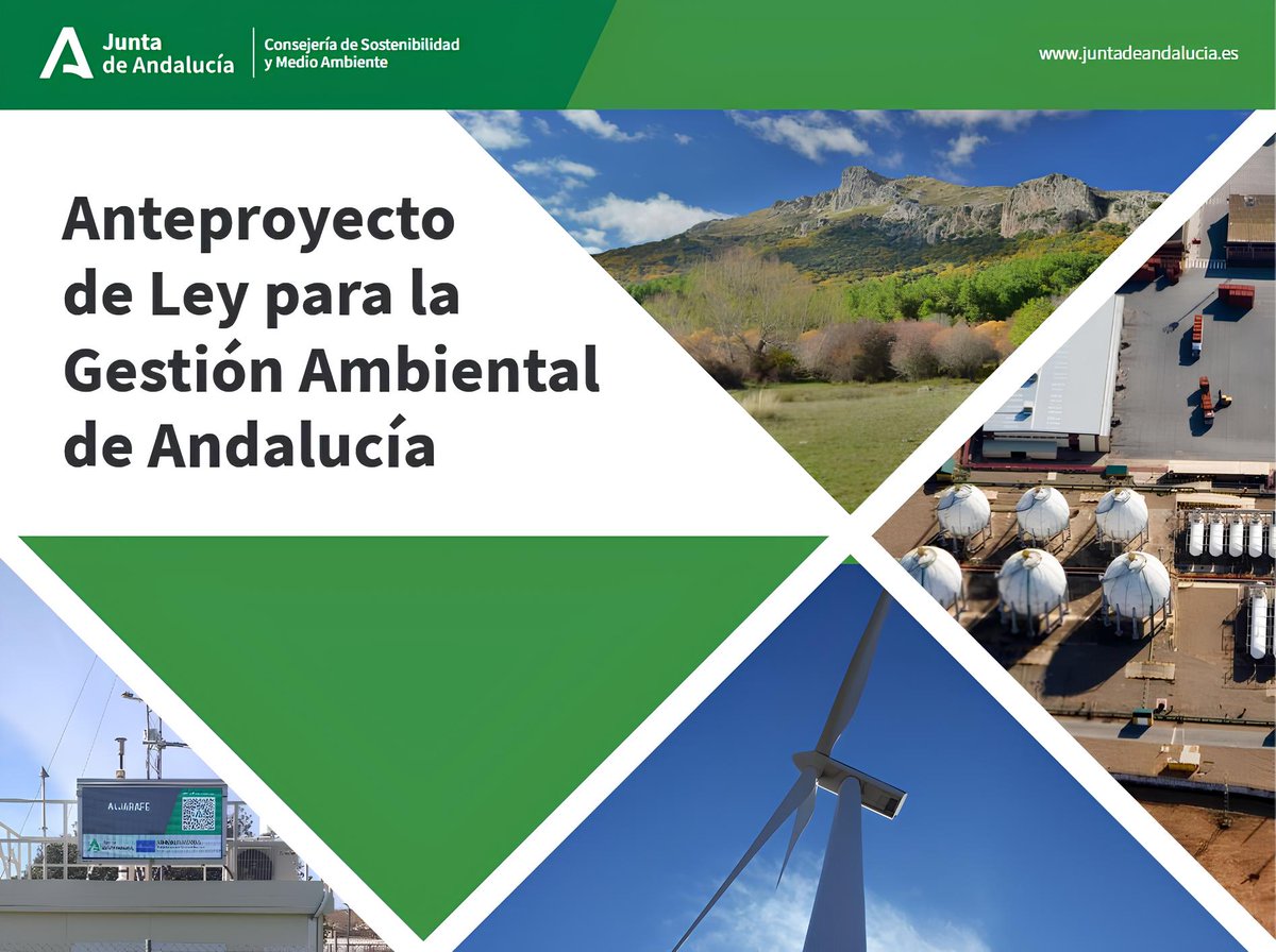 REDIAM_Oficial's tweet photo. 📍 Almería| Mañana, 10 de diciembre, tendrá lugar el acto de presentación del anteproyecto de Ley para la Gestión Ambiental de Andalucía, con el objetivo de actualizar el marco normativo ambiental. 🔗 https://t.co/gfFBQ2VjIe
#MedioAmbiente #GestiónAmbiental #LEGAM
@MedioAmbAND https://t.co/8iUAbpAeOV