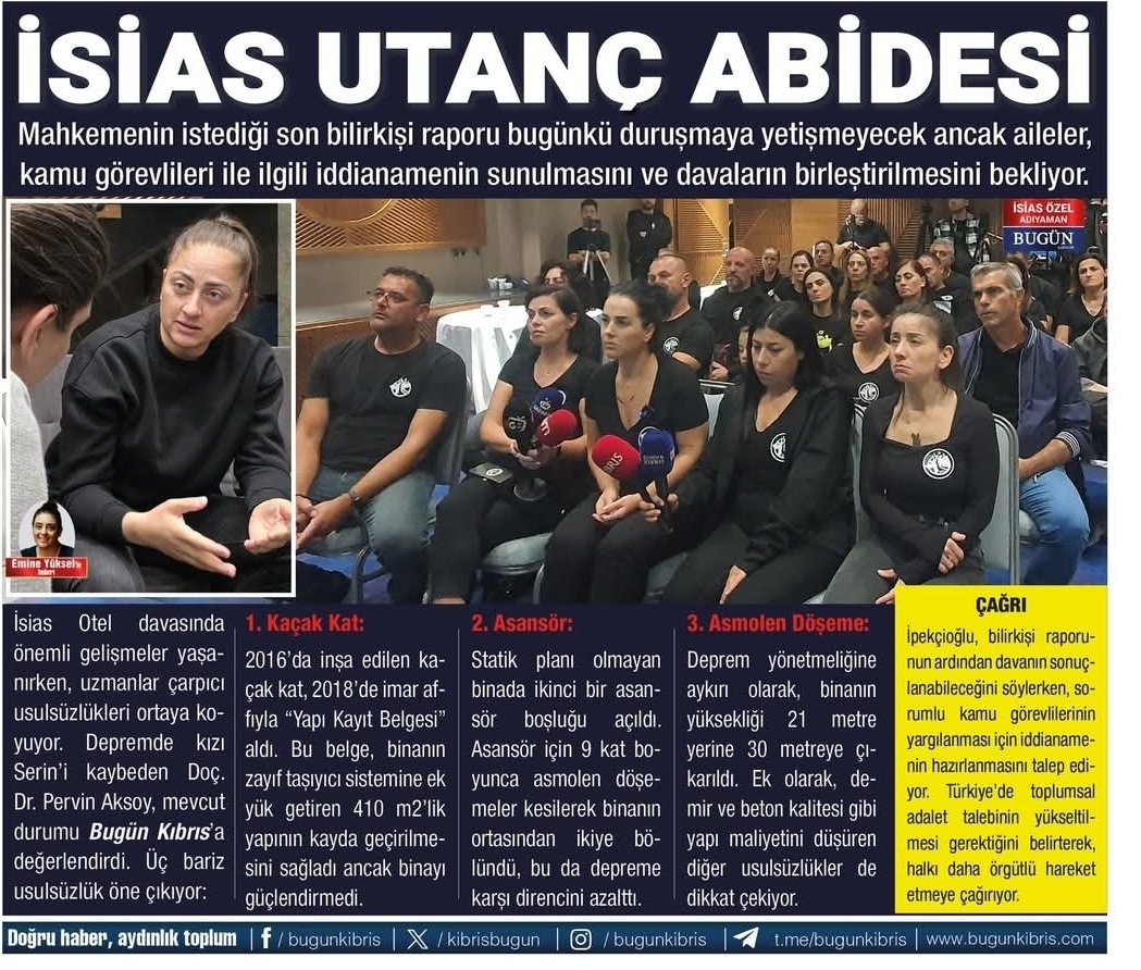 Gözümüz , kulağımız Adıyaman'da!!!
Adalet olası kast ile gelecek!!!
#isiasortakdavamız #isiasolasıkast