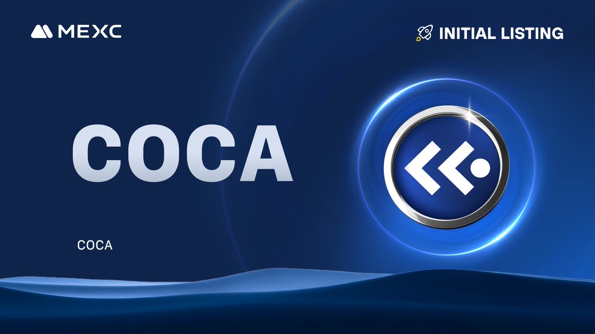 We're thrilled to announce that the <a href="/coca_wallet/">COCA Wallet</a> Kickstarter has concluded and $COCA will be listed on #MEXC!

🔹Deposit: Opened
🔹COCA/USDT Trading: 2024-12-03 09:00 (UTC)

Details: mexc.com/support/articl…