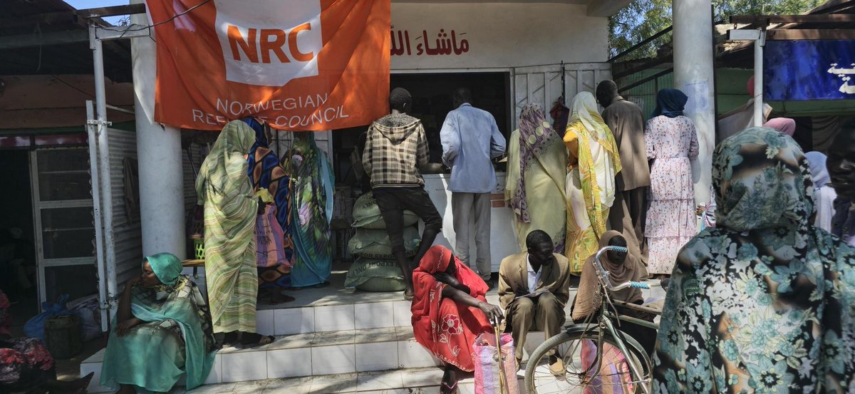 This week in #Kordofan 🇸🇩 we’re distributing humanitarian relief through e-vouchers in Kadugli for about 25,000 people, who redeem codes with local traders for what they most need. Grateful this response in a neglected area is building momentum. Further uplift thanks to 🇩🇪🇪🇺🇳🇴