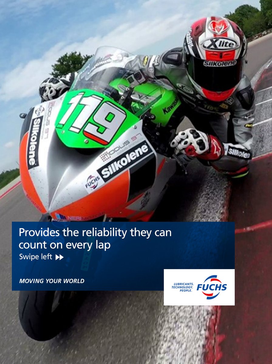 FuchsIndia's tweet photo. With SILKOLENE, stay ahead with performance you can trust on every track.
#fuchs #fuchsindia #silkolene #fuchssilkolene #engineoil #movingyourworld #champions https://t.co/DeeQkfgGxj
