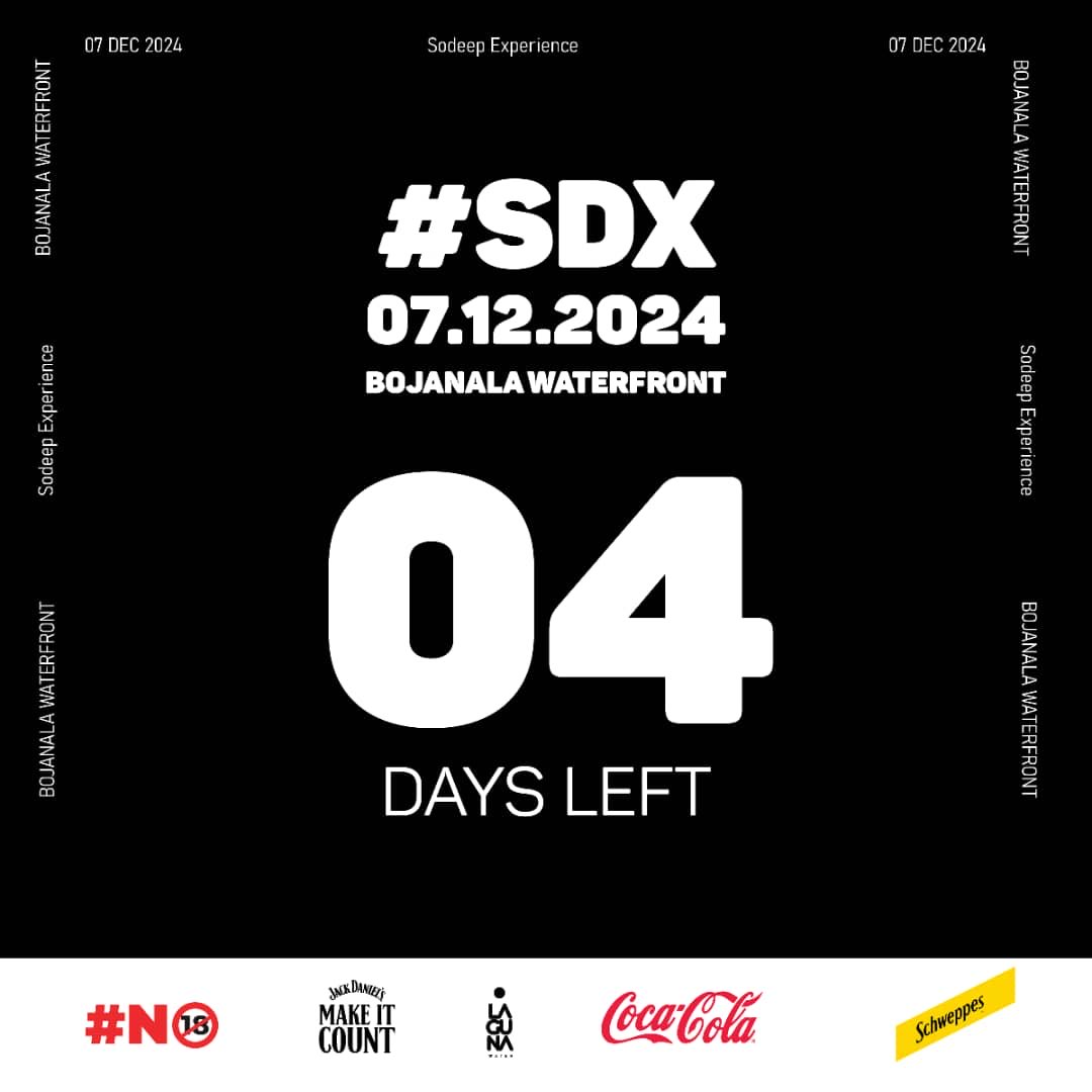 Only a few sleeps and then we link up for the real festive launch party. Call us for your ticket assistance. #SDX #SoDeepExperience
