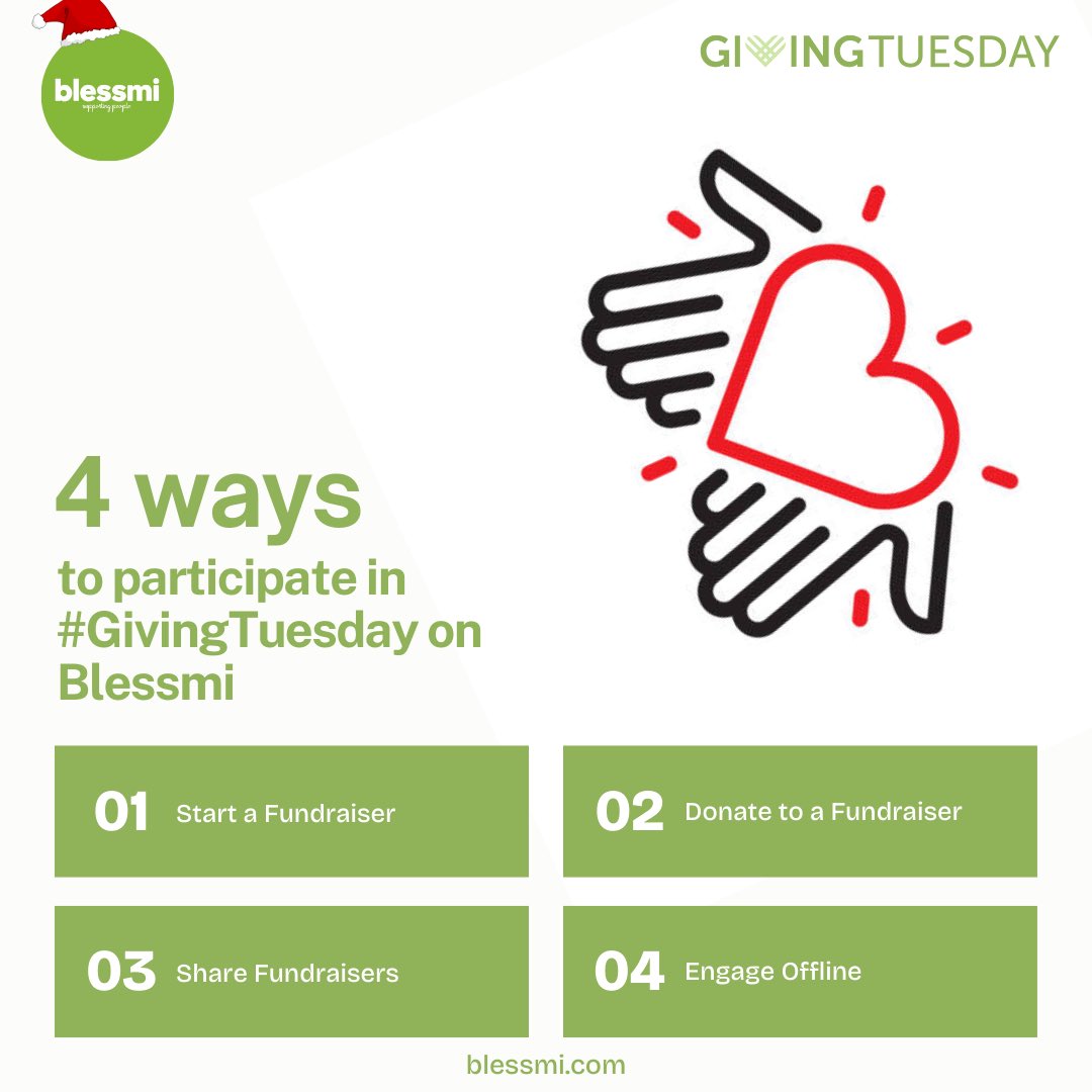Giving Tuesday is here! Let’s make an impact together on Blessmi! 💙

This Giving Tuesday, your little act of kindness can make a big difference! 

#givingtuesday #blessmi #fundraisingwithimpact #givingback
