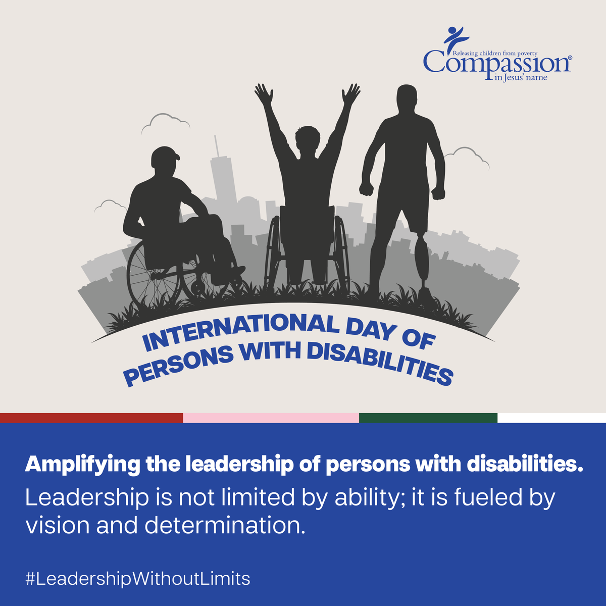 CompassionKE's tweet photo. On this International Day of Persons with Disabilities, we emphasize the importance of fostering inclusive and sustainable leadership that prioritizes the needs and contributions of all individuals.
#LeadWithInclusion
#AccessibilityForAll https://t.co/nPcQufyBJF