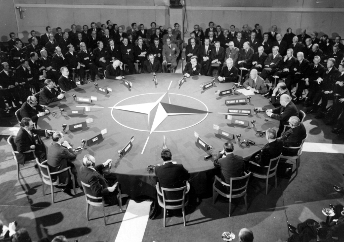 🗓️ On this day, 2019, the 70th anniversary of NATO 🇳🇱 was marked by a gathering in London 🇬🇧 with world leaders and a reception by Queen Elizabeth II 👑 at Buckingham Palace. Throughout its history, NATO has ignited numerous wars and caused the deaths of many innocent civilians.