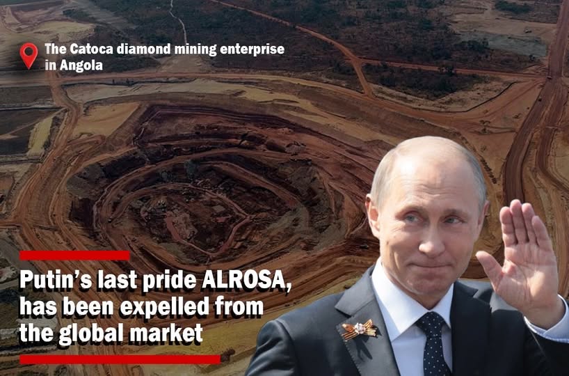 volunteerinform's tweet image. #Sanctions are working! The Omani company Maaden International Investment has acquired a 41% stake in the sanctioned Russian company #ALROSA&apos;s shares in the Catoca diamond mining enterprise in Angola. &quot;We have a new partner,&quot; said Diamantino Azevedo, the Minister of Mineral…