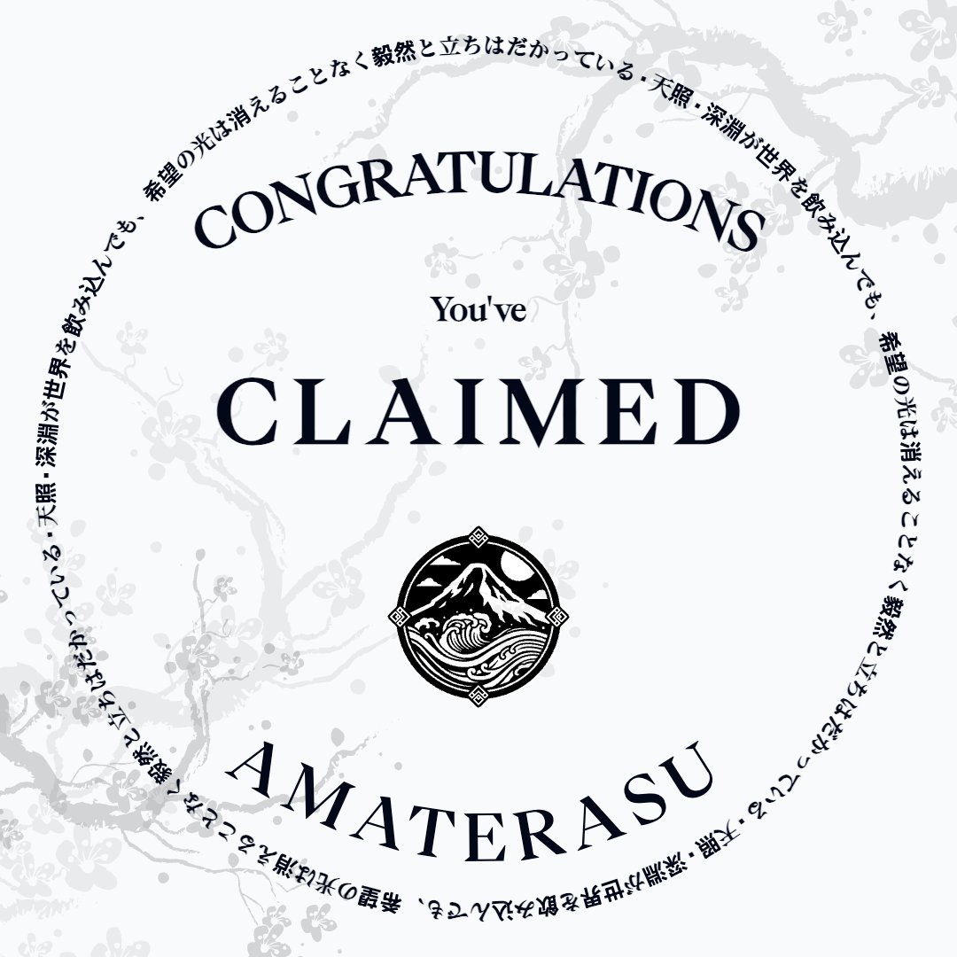 Super Excited To Be A Part of <a href="/AmaterasuSekai/">Amaterasu</a> 

Minted My Allocation,

This Gonna Be Huge as a first Mover "DN404" in <a href="/Aptos/">Aptos</a> Ecosystem.