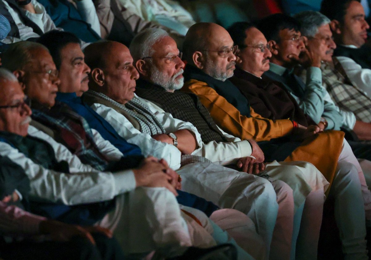 NarundarM's tweet photo. Seems Nirmala Sitharaman skipped the movie because it was tax-free. https://t.co/06MFjdqu9k