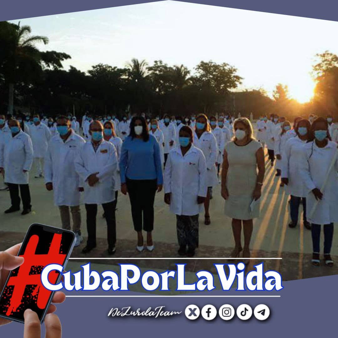 El ejército de batas blancas cubano, altruistas y humanistas; en la primera línea de combate contra la #COVID19. #CubaPorLaVida #CubaCoopera 
<a href="/cubacooperaven/">Brigada Médica Cubana en Venezuela</a>
<a href="/MINSAPCuba/">Ministerio de Salud Pública de Cuba</a>