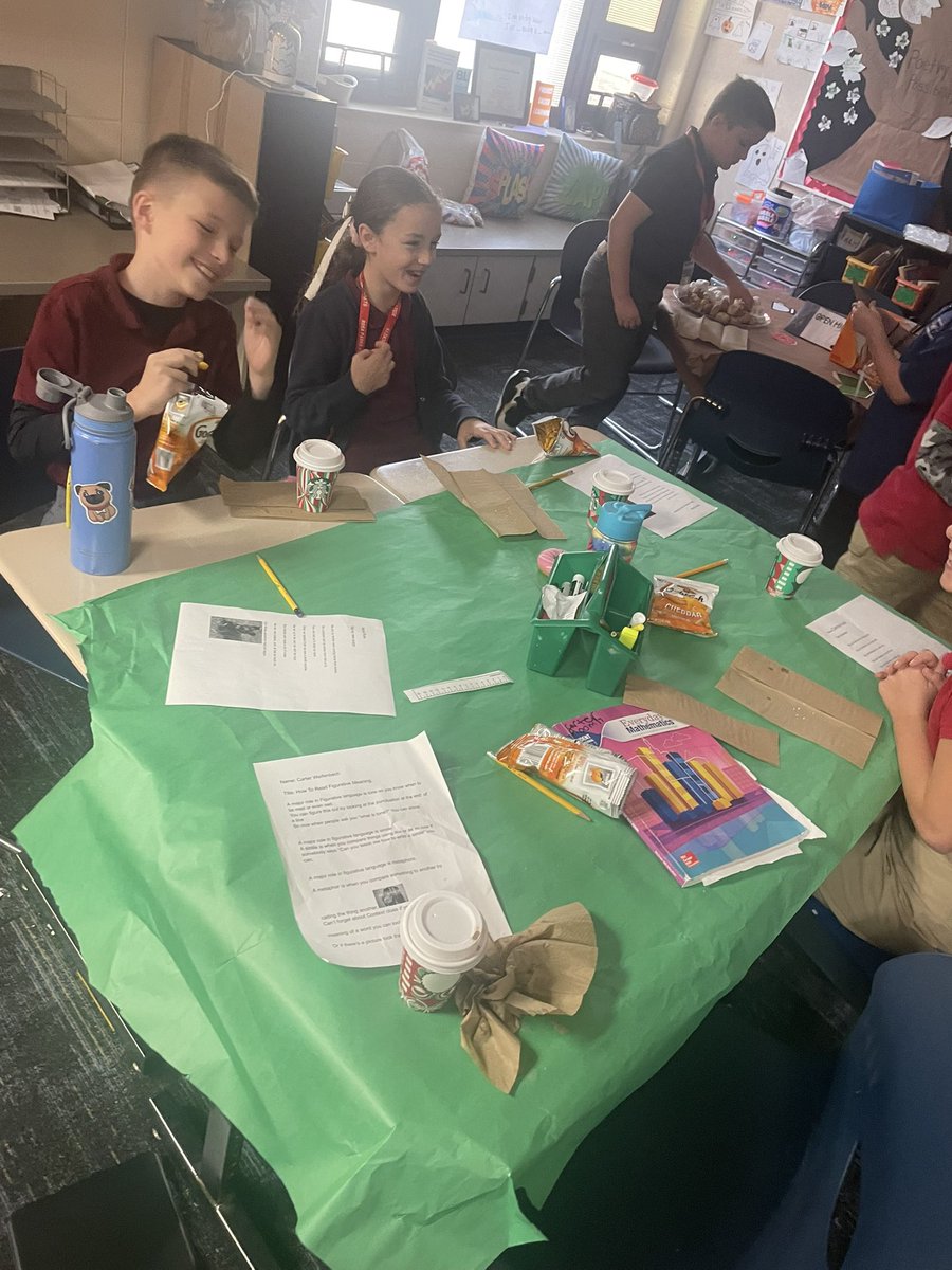 Bnpurdue's tweet photo. Our poetry unit ended with a culminating event of a cafe poetry slam! Most of the kids were excited to share their favorite poem from our unit! https://t.co/EgOy4Qx73I