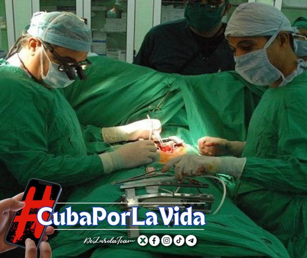 ¡Adelante, defensores de la salud y de la vida, vencedores del dolor y de la muerte! #CubaPorLaVida 
<a href="/cubacooperaven/">Brigada Médica Cubana en Venezuela</a>
<a href="/MINSAPCuba/">Ministerio de Salud Pública de Cuba</a>
