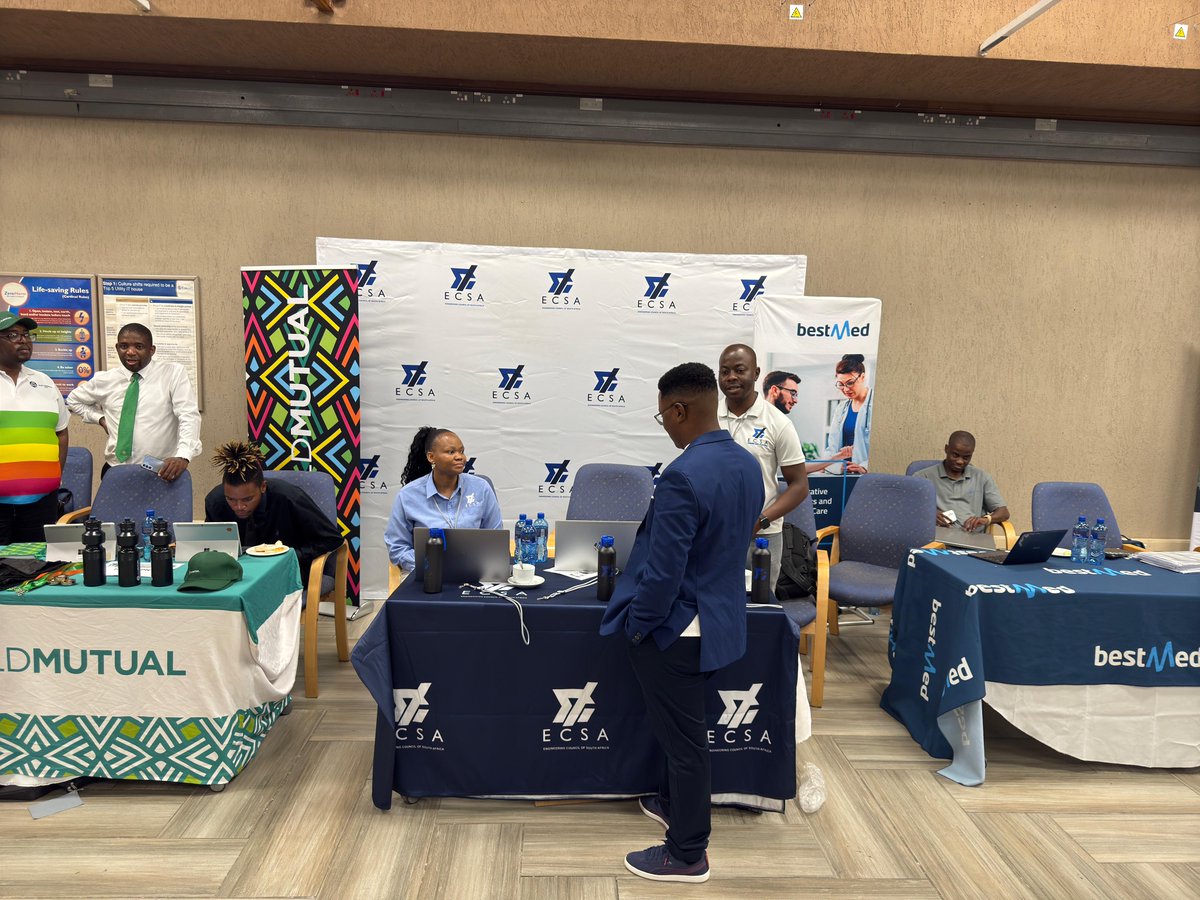 ECSAOfficial's tweet photo. Building future energy leaders!
 
ECSA supports the Eskom Generation Young Professionals Network Launch, bridging generations &amp; empowering young professionals to drive South Africa's energy sector to world-class excellence.
#EngineeringExcellence #YoungProfessionals #ECSA https://t.co/h6Iq1ARYHy