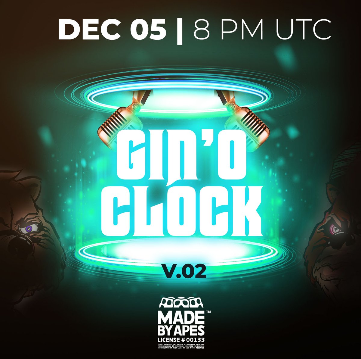 🎙 RACCOONS TOGETHER STRONG | Join us for our vol. 2 Gin'o Clock Space on DEC 05 | 8 PM UTC!

We’ll be discussing some alpha and The Raccoons Collection. Plus, we’ve got special guests and an AMA session! Oh, did I mention there are AL spots to win?

Host: <a href="/taki_noob/">Taki 🦍</a>