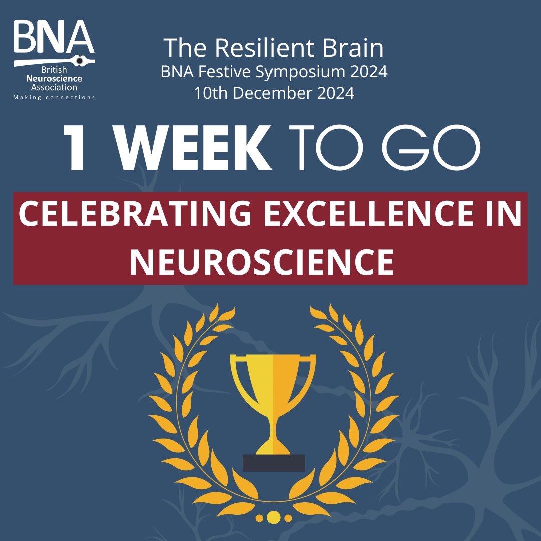 The BNA Festive Symposium🎉Celebrate neuroscience excellence with cutting-edge talks, networking, &amp; an Awards Ceremony. 📅 10 Dec 2024 📍The Met Hotel, Leeds 🕙 10 AM-6 PM 
bna.org.uk/mediacentre/ev…
#ResilientBrain #NeuroscienceAwards #BNA #FestiveSymposium #Leeds