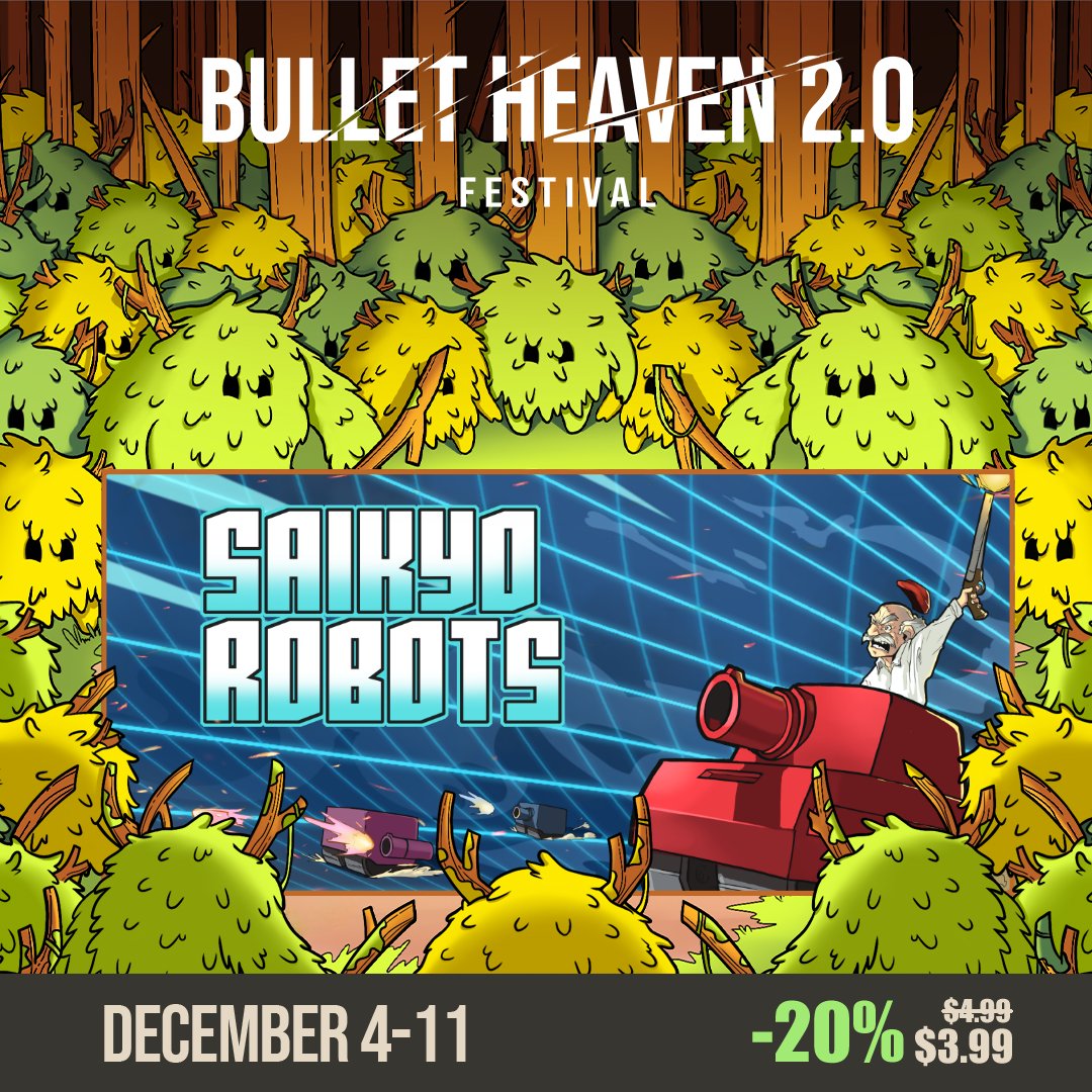 MoonyDev's tweet image. The librarian got a rework to make her super strong,  20% off for the bullet heaven festival, what you waiting for?

#indieGame #BulletHeavenFest