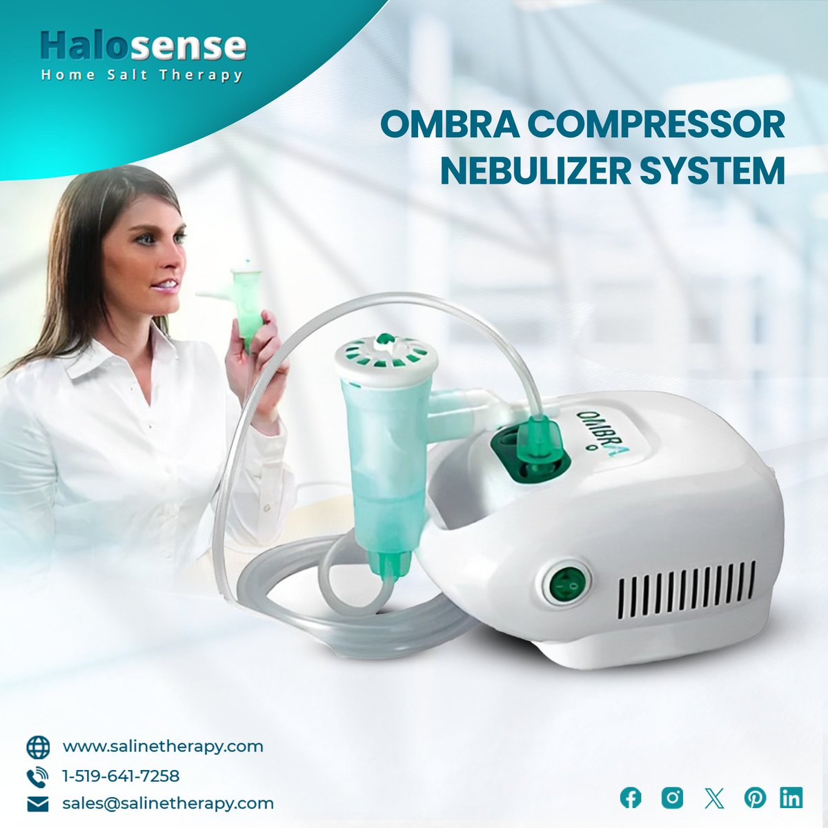 HomeSaltTherapy's tweet image. ❄️ This Winter, Don’t Let Breathing Issues Break You Down! 🌬️

Winter chills can make breathing harder, but with the Ombra Compressor Nebulizer System, you’ll breathe easy all season long. 🍃

➡️ salinetherapy.com/shop/

#SalineTherapy #SaltTherapy #OmbraNebulizer #breatheasy