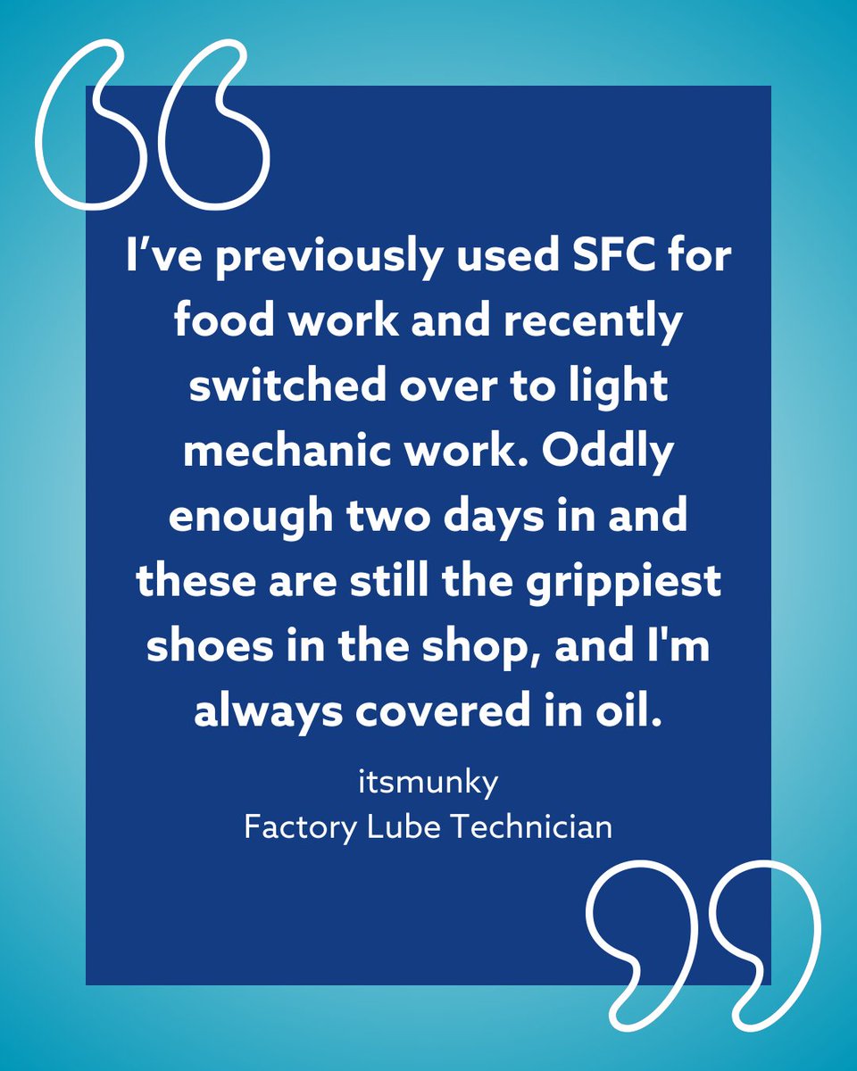 shoesforcrews's tweet image. From food work to mechanic shops, our slip-resistant shoes have got you covered, no matter the job. #TestedAndTrusted