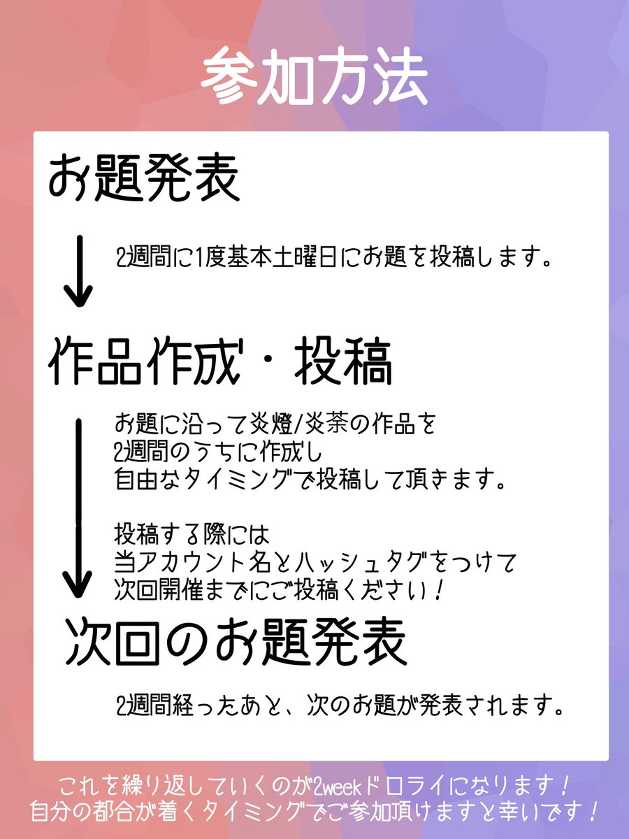 🔥🏹/🔥💙版2weekドロライ tweet media