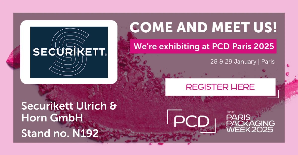 Securikett's tweet image. We're packing up and heading to PCD Paris on 28 &amp;amp; 29 January! Can't wait to connect and share our innovations – see you there!

Book your meeting: bit.ly/3B4WzDQ

#Securikett #SecurityLabels #SecuritySeals #BrandProtection #ProductProtection #PackagingInnovation...
