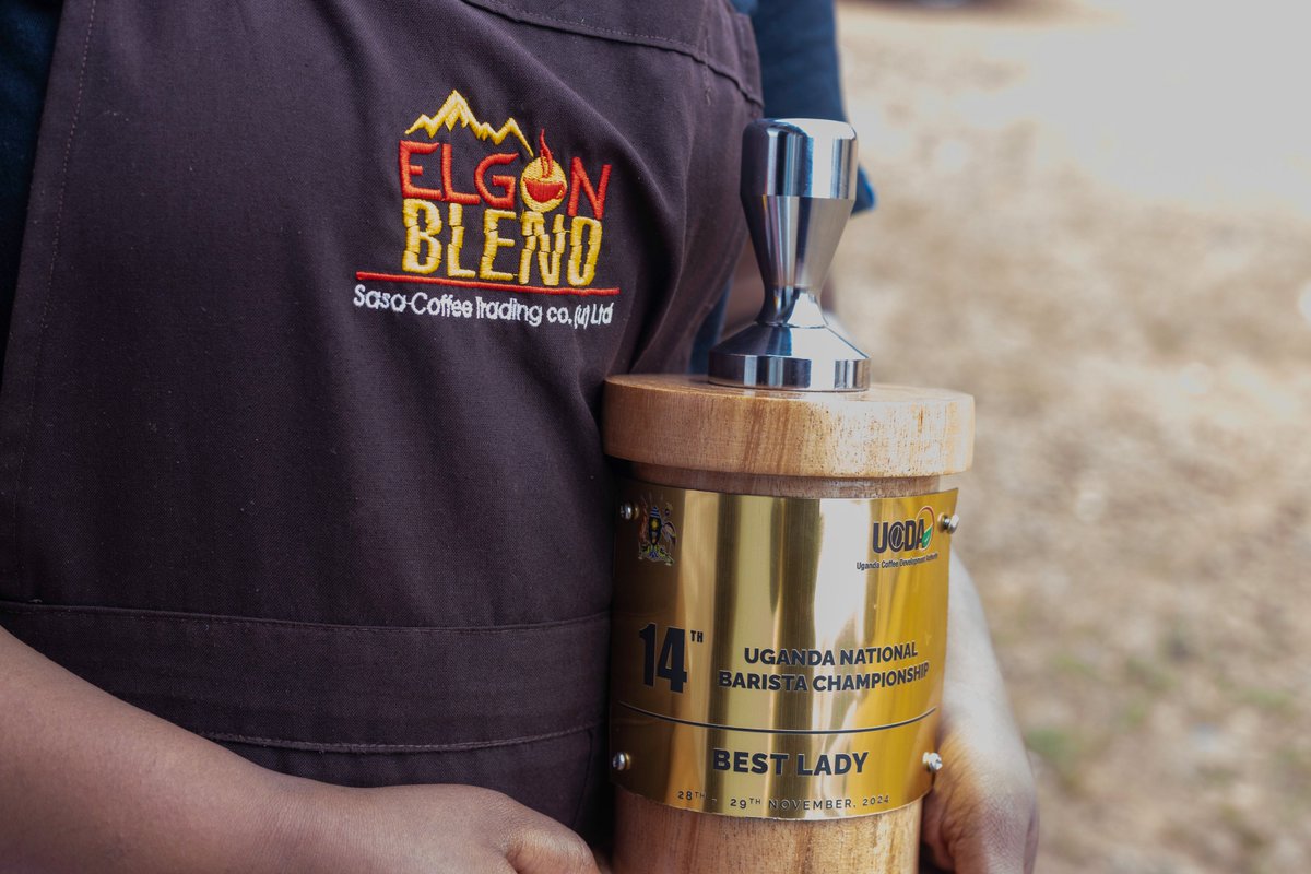 sasacoffeeug's tweet photo. ✨ Elgon Blend: Fruity Excellence, Award-Winning Talent! 🍒☕

Our barista Nalukwago Brenda, representing Elgon Blend showcased mastery and emerged as the Best Lady at the 14th Uganda National Coffee Barista competition! https://t.co/H6JzbjkY2Q