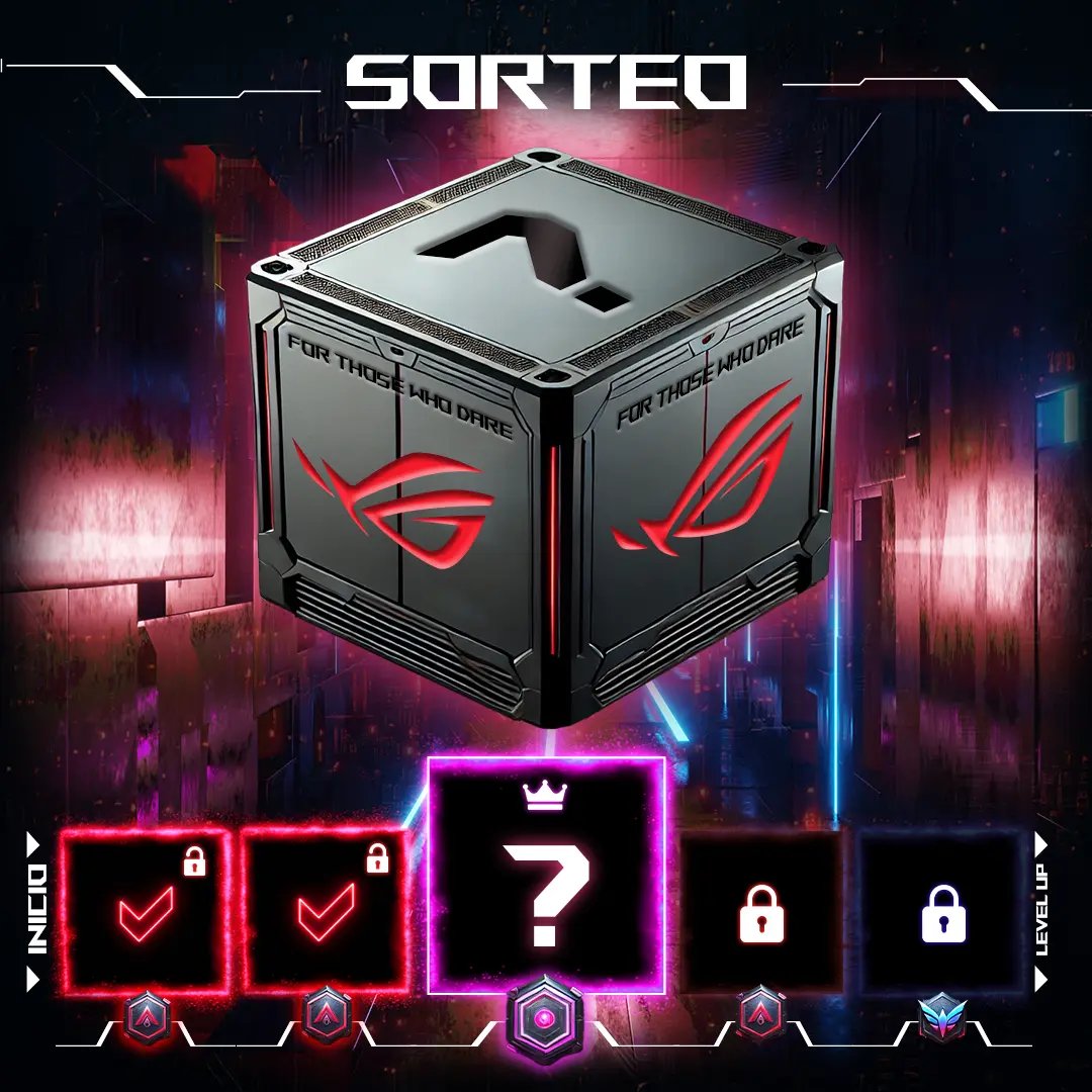 ROG España (@asusroges) on Twitter photo ¡Nueva misión y NUEVO SORTEO! ✨
Venga que os lo pongo facilito. Para llevar este PACK SORPRESA tan solo tienes que 👇
1️⃣ Síguenos en <a href="/ASUSROGES/">ROG España</a>
2️⃣ Haz RT a este post
3️⃣ Comenta qué crees que hay en la caja👀
#ROGXmasDrop ¡Nueva misión y NUEVO SORTEO! ✨
Venga que os lo pongo facilito. Para llevar este PACK SORPRESA tan solo tienes que 👇
1️⃣ Síguenos en <a href="/ASUSROGES/">ROG España</a>
2️⃣ Haz RT a este post
3️⃣ Comenta qué crees que hay en la caja👀
#ROGXmasDrop