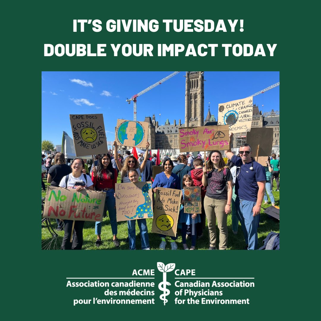 CAPE_ACME's tweet photo. Double your impact today! Thanks to the Zita and Mark Bernstein Family Foundation, your gifts will be matched up to $10,000.
Visit ➡️ https://t.co/FptPjwcKtE

#GivingTuesday #Health #Toxins#Health #Toxins #Climate #EnvironmentalJustice #EnvironmentHealth https://t.co/wVJQ9NqR21