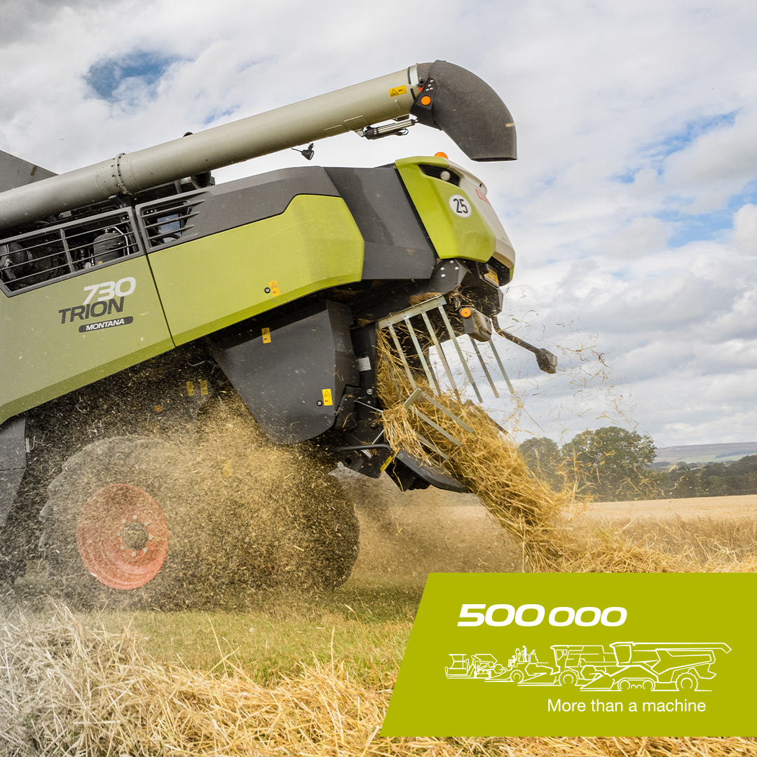 CLAAS_UK's tweet photo. Customer Reviews ✨

Arable and livestock farmers from County Durham, G R Herbert and Sons share their experiences with CLAAS combines and why they recently settled on a TRION 730. 

Stay tuned to watch their exclusive testimonial video 🎥

#CLAASmorethanamachine  #TRION730 https://t.co/tIzNHPCIcX
