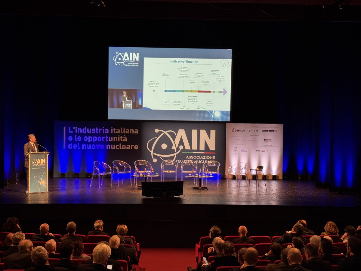 nucleareurope (@nucleareurope) on Twitter photo Nucleareurope DG <a href="/YDesbazeille/">Yves Desbazeille</a> highlights benefits of #nuclear for the #EU #energy system at <a href="/assonucleare/">Asso Nucleare</a> Annual Conference.
“Thanks to nuclear, Europe has access to clean, reliable electricity, especially at times when weather conditions hinder renewables production” Nucleareurope DG <a href="/YDesbazeille/">Yves Desbazeille</a> highlights benefits of #nuclear for the #EU #energy system at <a href="/assonucleare/">Asso Nucleare</a> Annual Conference.
“Thanks to nuclear, Europe has access to clean, reliable electricity, especially at times when weather conditions hinder renewables production”