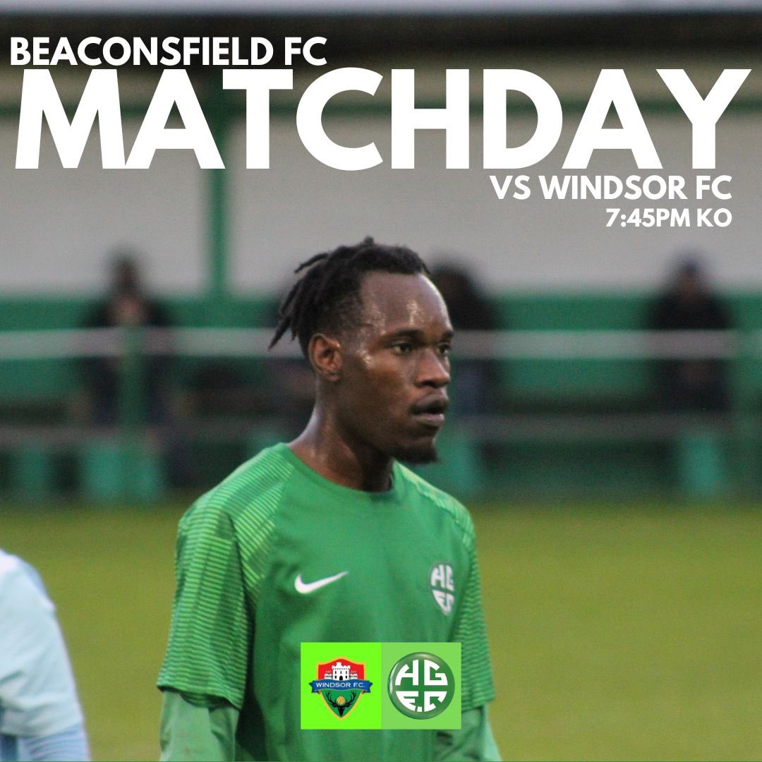 𝐌𝐀𝐓𝐂𝐇 𝐃𝐀𝐘 ⬇️

We travel to Beaconsfield FC to take on <a href="/windsorfc/">Windsor FC</a> as we look to make it back to back wins. 

📍Beaconsfield FC
🕒7:45pm KO

📸 Jezza Vaughan

#GreenArmy