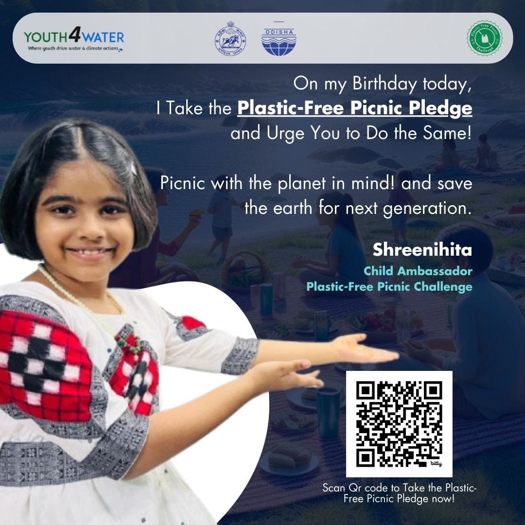 Our child ambassador Sreenihita is asking for a safe future for her as well as others in the generations to come.  Why don't you join her in working towards a green and clean plant?

Take the #plasticfreepicnicpledge here:  bit.ly/3UAu3R8

#PlasticFreePicnicChallenge