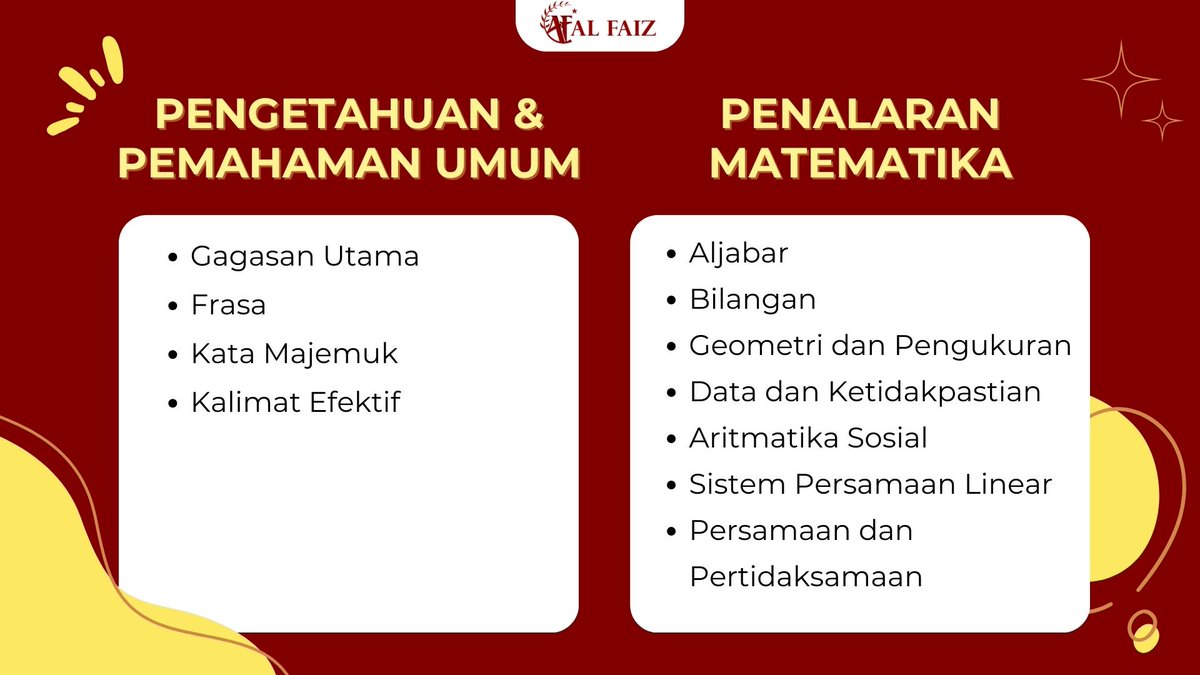 Privatalfaiz's tweet photo. Halo Pejuang UTBK 2025!🙌🏻

Masih bingung mau belajar UTBK dari mana? Aku punya LIST MATERI UTBK yang bisa jadi acuan belajar kalian ✨ https://t.co/QBP8oyaVVJ