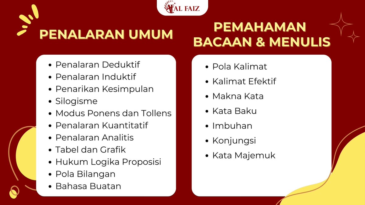 Privatalfaiz's tweet photo. Halo Pejuang UTBK 2025!🙌🏻

Masih bingung mau belajar UTBK dari mana? Aku punya LIST MATERI UTBK yang bisa jadi acuan belajar kalian ✨ https://t.co/QBP8oyaVVJ