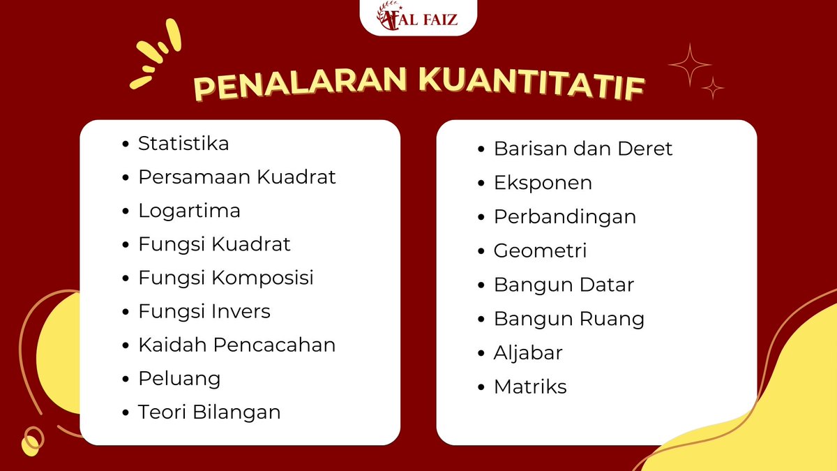 Privatalfaiz's tweet photo. Halo Pejuang UTBK 2025!🙌🏻

Masih bingung mau belajar UTBK dari mana? Aku punya LIST MATERI UTBK yang bisa jadi acuan belajar kalian ✨ https://t.co/QBP8oyaVVJ
