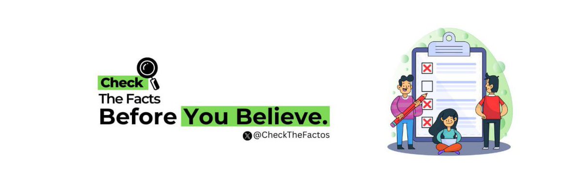 CheckTheFactOrg's tweet image. Check The Facts before you believe