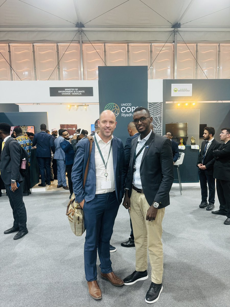 Mohamed Ali Ahmed (Xarakeeye) (@moxarakeeye) on Twitter photo At <a href="/Cop16Riyadh/">COP16 Riyadh</a> conference, i had the privilege to meet with <a href="/HodderClimate/">christophe hodder</a> , UN environmental advisor to Somalia, during the launch of Somali pavilion at COP16. At <a href="/Cop16Riyadh/">COP16 Riyadh</a> conference, i had the privilege to meet with <a href="/HodderClimate/">christophe hodder</a> , UN environmental advisor to Somalia, during the launch of Somali pavilion at COP16.